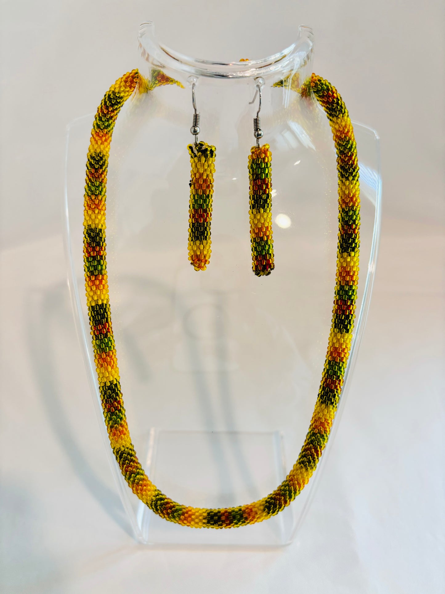 Multi-color Necklace and Earrings Sets