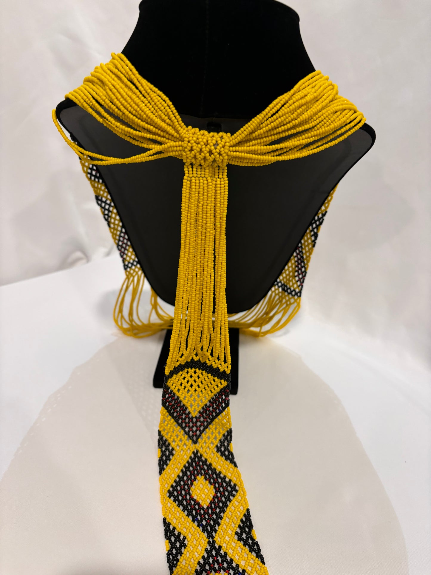 Yellow/Black/Red combo Traditional Beads Set